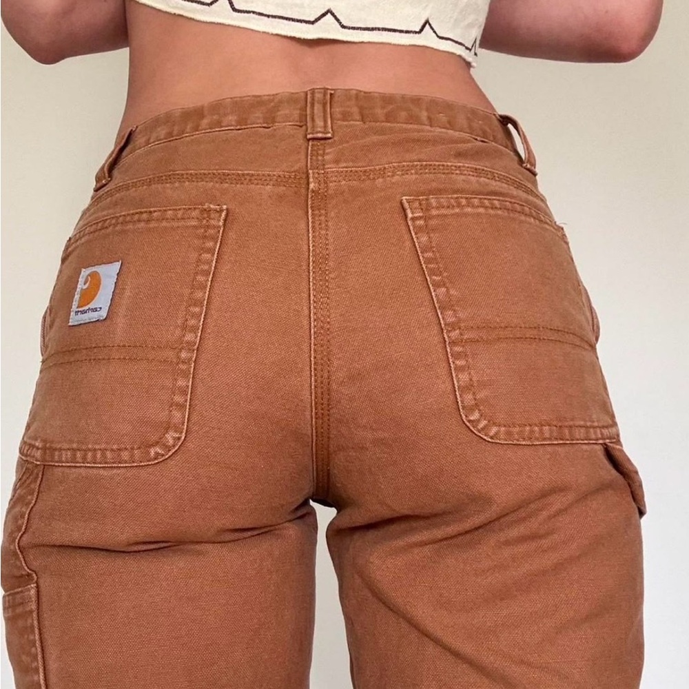 Carhartt Tan/Camel Cargo Work Pants Durable Men or Women